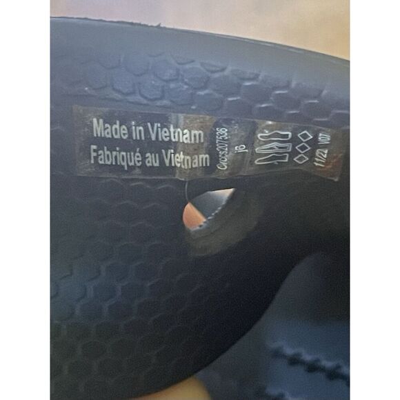 Crocs Classic Slide Sandals Blue Women’s Comfort Slip On Pool Shower Shoes - Picture 4 of 5